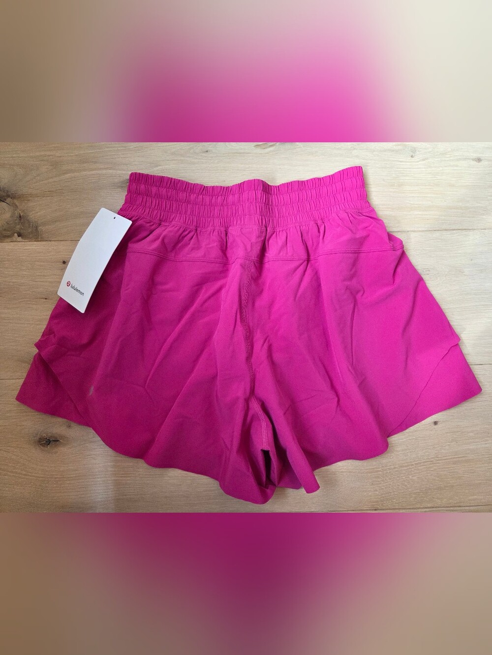 Lululemon Shake It Out High-Rise Running Short 4" Size Small Pink Flare